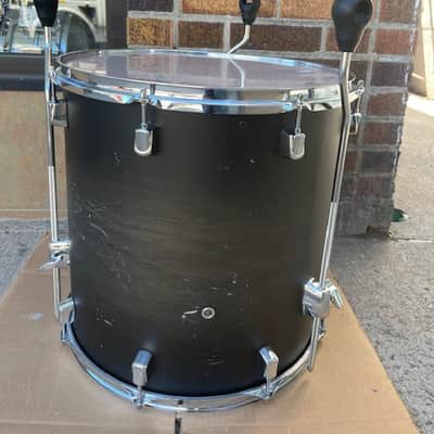Pearl Decade Maple 16"x16" Floor Tom - Satin Black Burst image 7