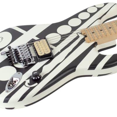 New EVH Striped Series Circles Black & White w/"Bye See Ya Later" Graphic on Back image 2