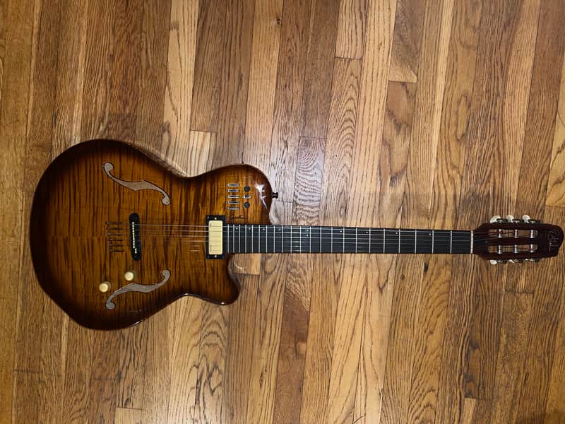 Godin Multiac Jazz SA 6 string Guitar 2002 - Sunburst w/OHSC image 1