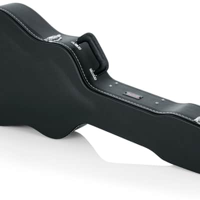 Gator - GW-DREAD - Dreadnaught Guitar Deluxe Wood Case - Black (GW-DREAD) image 15