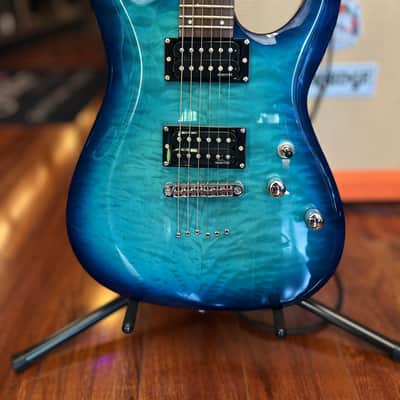 Schecter C-6 Plus 2016 - Present - Ocean Blue Burst image 1