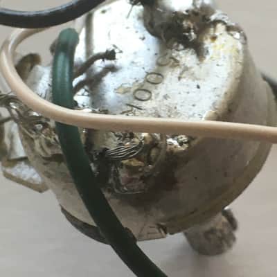 2 Vintage 1996 Fender Thinline Tele Guitar Micro Pots Wiring Harness 500K Parts image 7