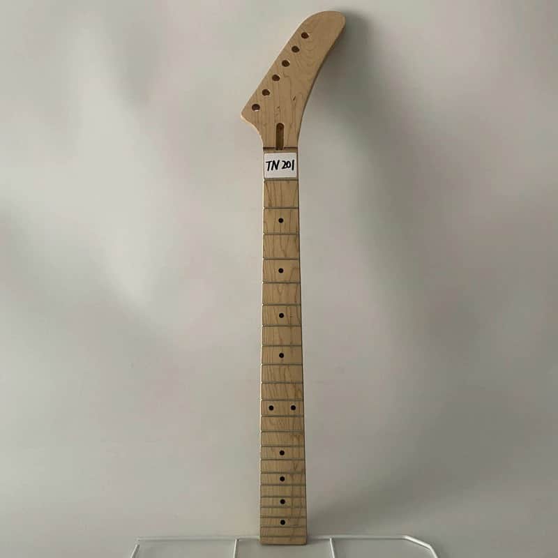 Unfinished Banana Headstock Guitar Maple Neck, 22 Frets Fingerboard image 1