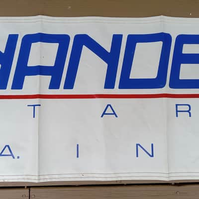 Vintage Circa 1980's/1990's Fernandes Guitar Dealer Music Store Advertising Banner! Rare, Original Display Sign! image 3