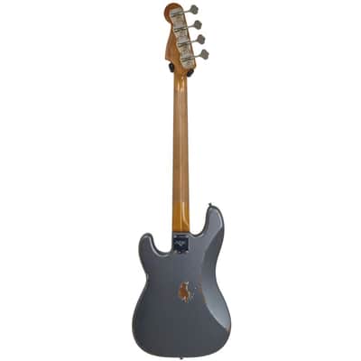 2025 Fender Custom Shop Empire ’58 Precision Bass – Faded Aged Charcoal Frost Metallic (9 lb 6 oz) image 5