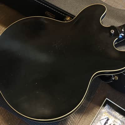 2022 Gibson Trini Lopez Murphy Lab Light Aging Semi-Hollow Electric Guitar Black Ebony + COA OHSC image 13