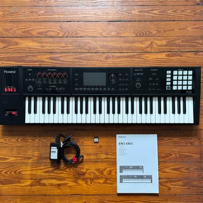 Roland FA-06 61-Key Music Workstation Synthesizer w/ Power Supply, Manual & 4GB SD Card image 1