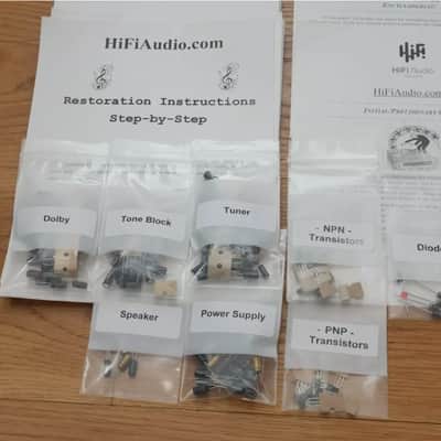 Kenwood KR-9000G restoration kit filter capacitor repair rebuild fix image 1