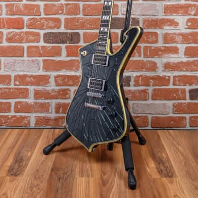 Ibanez Custom Shop Iceman PS3CM Paul Stanley Signature Black Cracked Mirror 2023 w/OHSC image 5