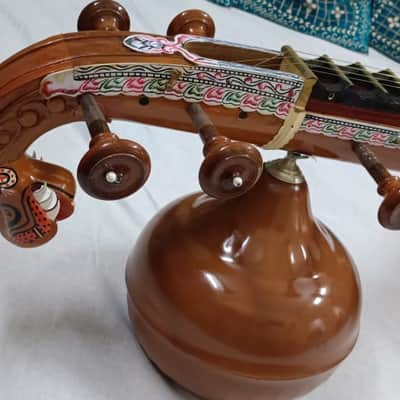 Saraswati Veena Musical Instrument Wooden Saraswati Veena For Beginners and Professionals image 7