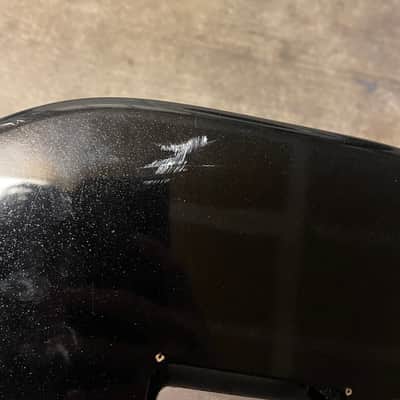 Squier Starcaster Strat body Sparkle Black image 3