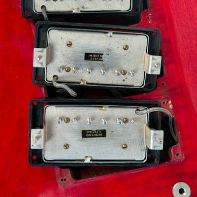 Gibson Custom Les Paul  1970 - Cherry -VIDEO- Cherry 3 Pat No Sticker pickups image 13