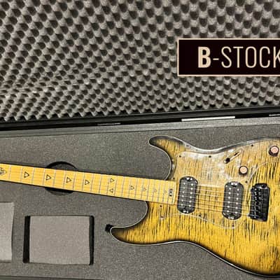 Valiant Guitars Soothsayer 'The Sage' HH w/ OHSC *NAMM Model* (2020s - Natural Flame Top Gloss) image 20