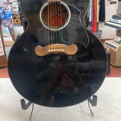 Gibson EC-10 standard acoustic electric 1997 - Black image 3