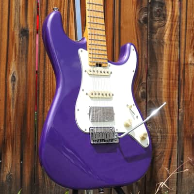 Schecter Diamond Series PROTOTYPE JAPAN MADE Nick Johnston Traditional HSS Atomic Violet 6-String w/ Hard Case image 2