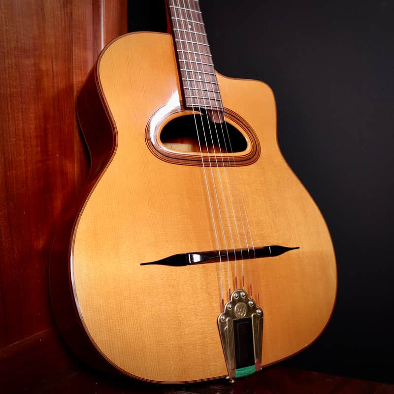 2017 Holo Tradition D-hole Selmer-Macaferri Style Manouche Guitar "Staro" image 1