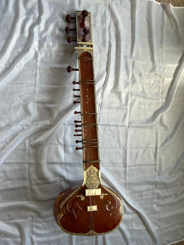 VINTAGE SITAR CHAITSINGH GUBAXSINGH Sitar Unlown image 1