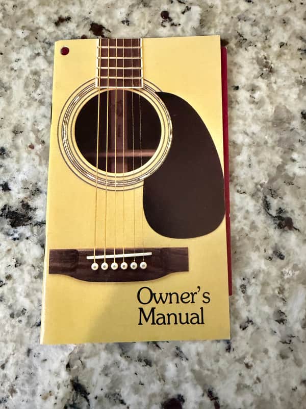 Takamine Owners Manual Hang Tag Nice New Old Stock 1978 EF F132s 360 400 340 image 1