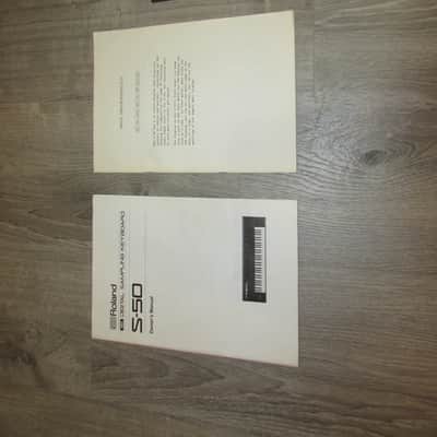 Roland S-50 1987 - Vintage Roland S-50 Manuals