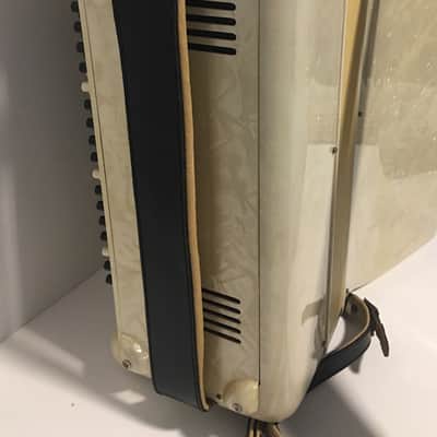 Silvio Soprani  Accordion 1950-1960 Marble Cream image 7