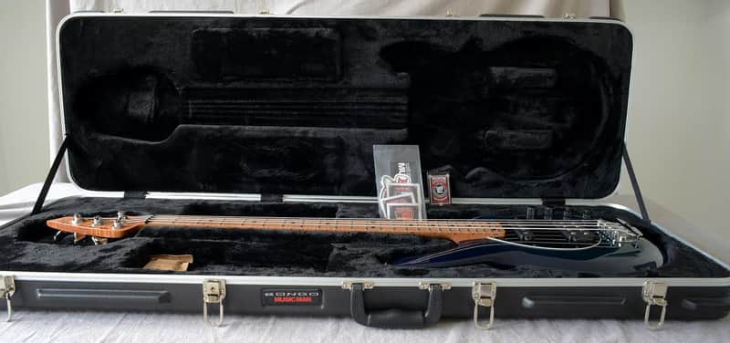MusicMan Bongo 4 Bass | PDN Neptune Blue Roasted Neck Ltd Edition image 1