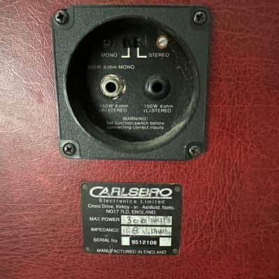 Carlsbro GLX 412 B - Gitarrenbox Rot image 5
