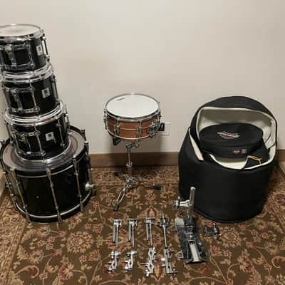 Sonor Designer Series Maple Light Late-90s - Birdseye Maple Black Stain image 1