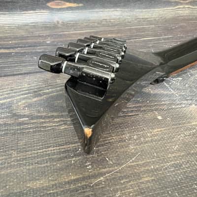 80s Charvel by Jackson Model3 Concorde Head Neck TM Logo All Black MIJ image 15
