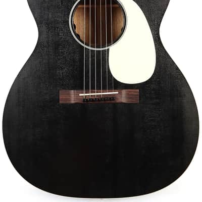 Martin 000-17E Black Smoke 14-Fret Acoustic Electric Guitar w/ Soft Case image 1