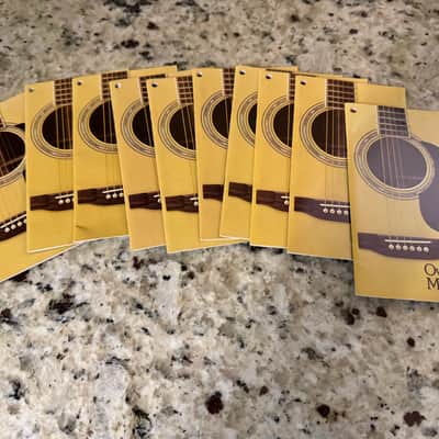 Takamine Owners Manual Hang Tag Nice New Old Stock 1978 EF F132s 360 400 340 image 10