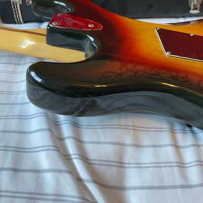 1976 Fender Stratocaster with 3-Bolt Neck, Maple Fretboard - Sunburst image 14