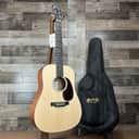 Martin DJr-10E Acoustic-Electric Guitar - Natural Spruce - w/ Gig Bag