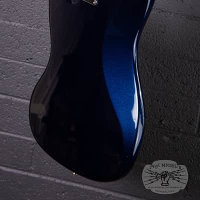 Tokai AJB114 MIJ Jazz Bass Gunmetal Blue Metallic Matching Headstock Made in Japan image 8
