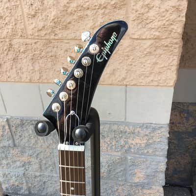 Epiphone Explorer (Refinish) 2020's - Blue Sparkle image 3