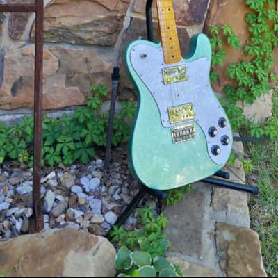 Squier FSR Classic Vibe 70s Telecaster Deluxe 2020 - Sea Foam Sparkle image 4