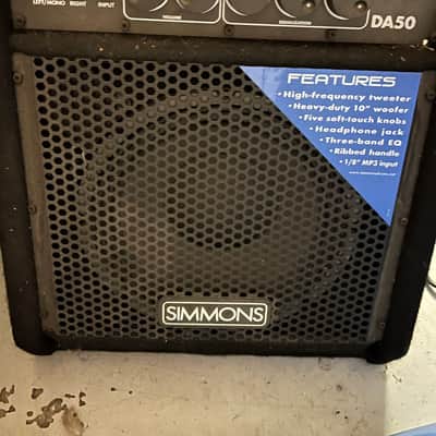 Simmons SD5K Electronic Drum Set and DA50 Drum Monitor image 4