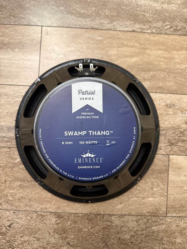 Eminence Patriot Swamp Thang 12" 150w 8 Ohm Replacement Speaker 2010s - Black/Blue image 1