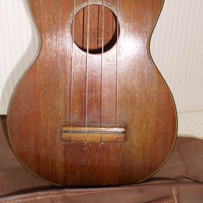 1950 Martin Ukulele Mahogany Brazilian Rosewood Vintage Soprano Model Nice! image 4