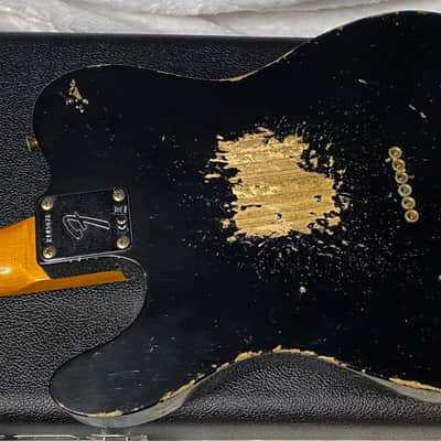 NEW! Fender Custom Shop Telecaster Custom Heavy Relic - Limited Edition - Black - Only 6.85lbs - Authorized Dealer - G06382 image 11