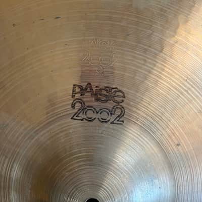 Vintage Paiste 2002 20” Black Label – Made in Germany – 1970s image 4