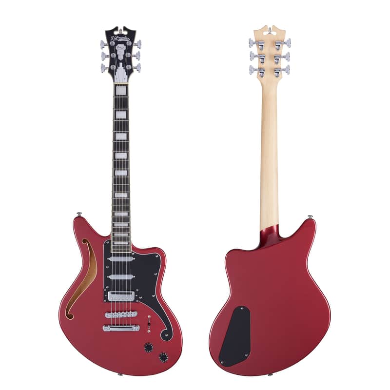 D'Angelico DAPBEDSHOXBCS PREMIER BEDFORD SH Offset Semi-Hollow Body 6-String Electric Guitar w/Gig Bag image 1