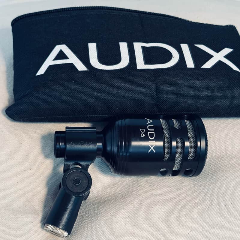 2010s Audix D6 Dynamic Kick Drum Microphone Black