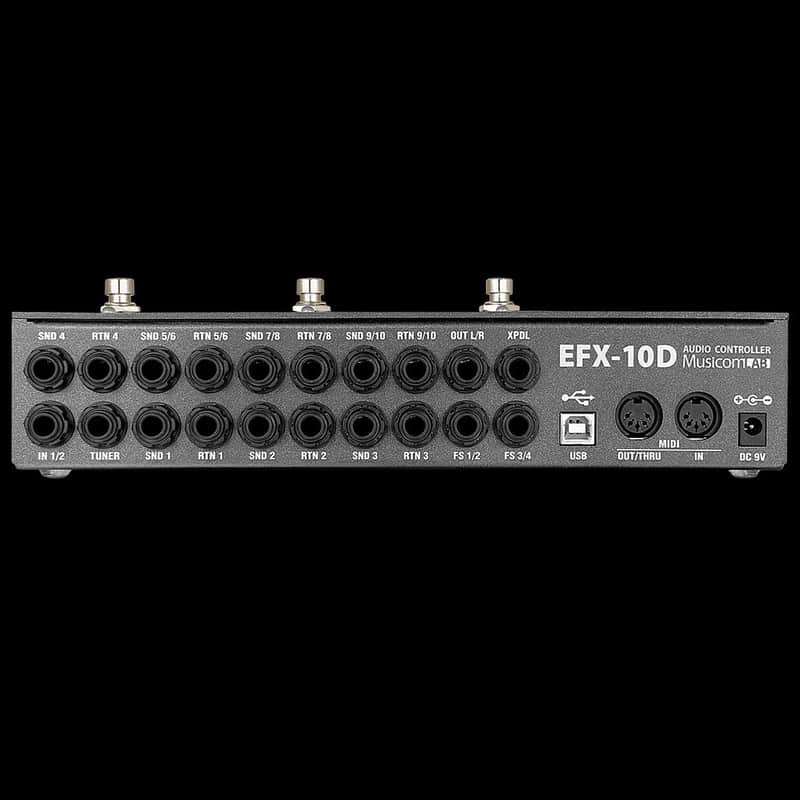 Musicom Lab EFX-10D　スイッチャー MusicomLAB | EFX-10D | MIDI ループ・スイッチャー | 製品情報