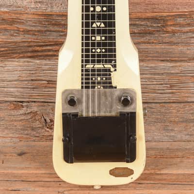 Supro Comet Lap Steel White 1956 image 1