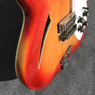 Rickenbacker 360 1967 - Fireglow Red Sunburst - Thinline Hollow Body image 6