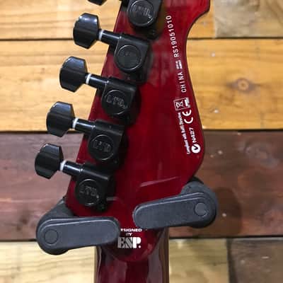 ESP LTD TE-200 LH 2017 See Thru Black Cherry image 10