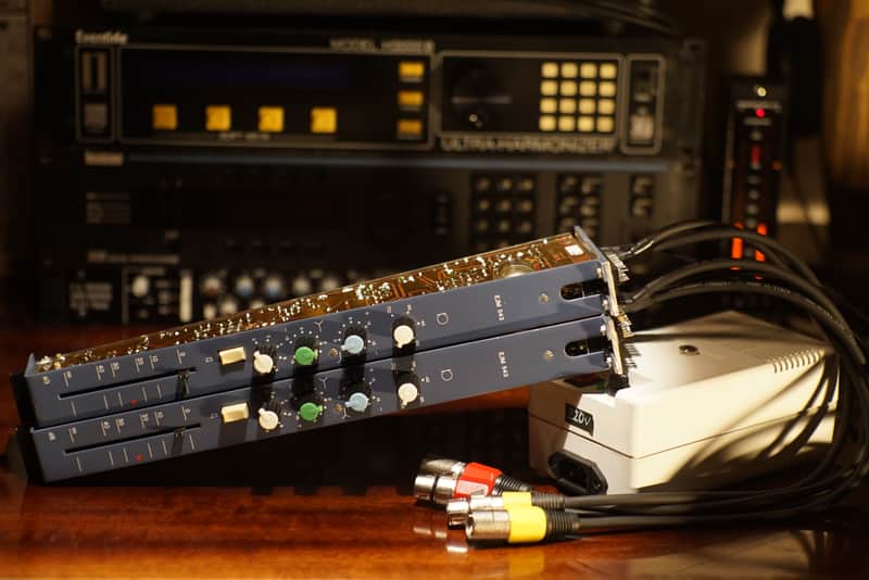 Vintage Tesla Epp102 channel strips-Plug-and-Play with PSU & Cables image 1