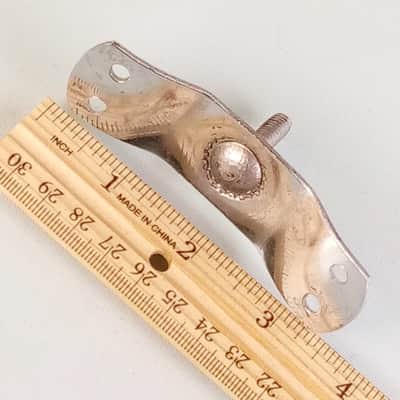Gretsch 4Hole Tom Drum Mount Holder Bracket Part Ratchet Chrome 2 3/4"x1/2" 40s image 2