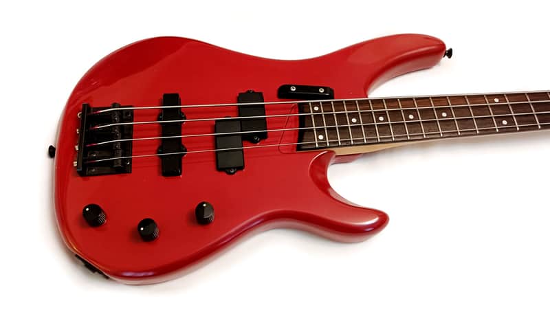Yamaha RBX Super Medium Series Bass 1986 Vintage Japan Coral Red