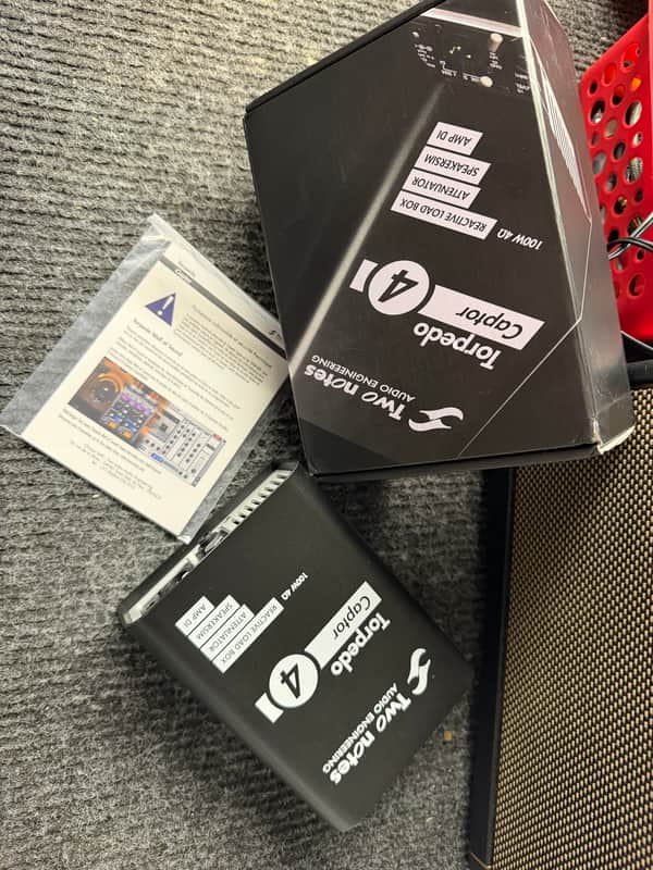 Two Notes Torpedo Captor Loadbox/Attenuator/DI - 4 Ohm 2010s - Black image 1